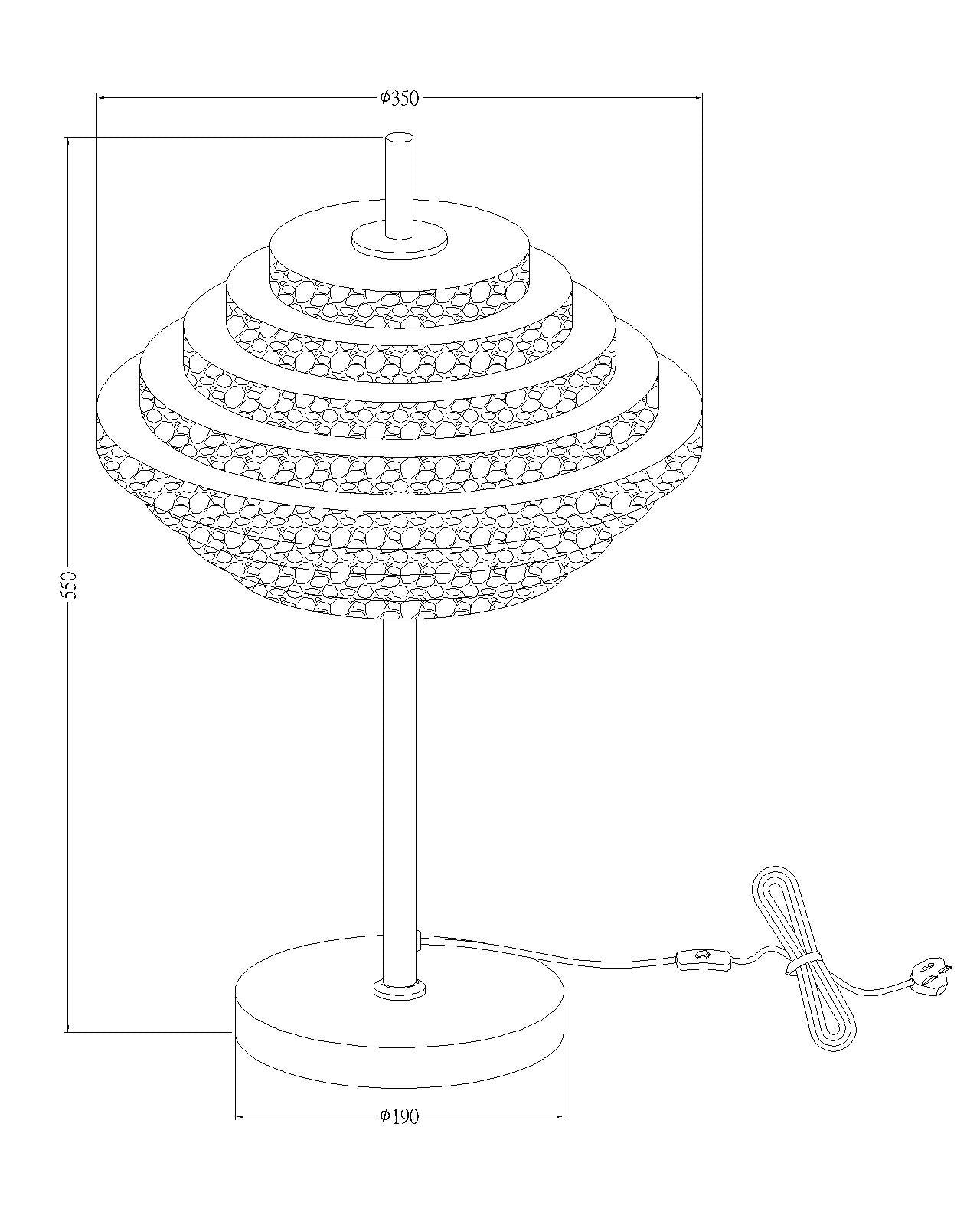 Amber-Kupfer-Glas-Tischlampe, Stehlampe oder Deckenpendelleuchte mit Messing-Finish und Marmorlampenfüßen