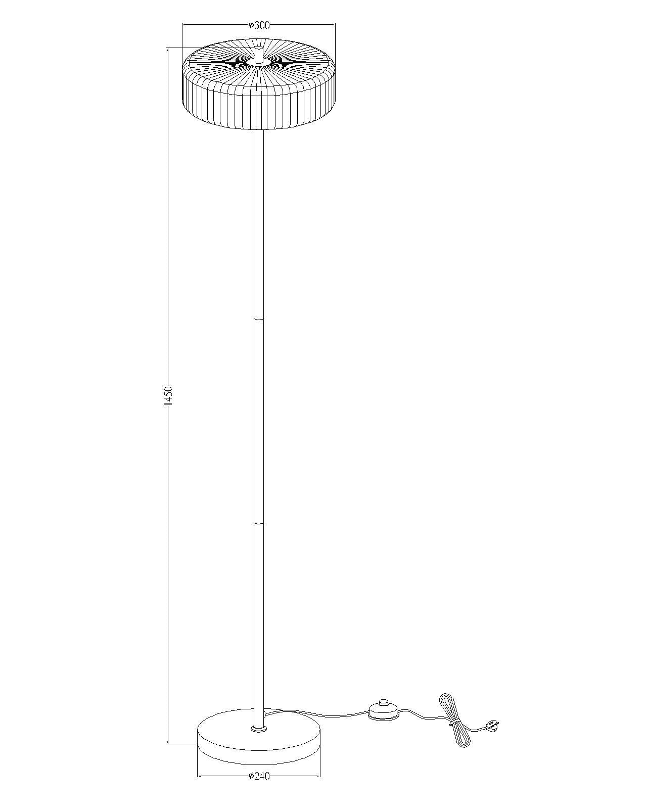Klare gerippte Glas-Kollektion einschließlich Tischlampe, Stehlampe oder Deckenpendelleuchte in Messingausführung